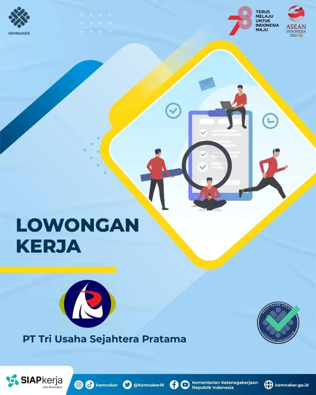 Lowongan kerja PT TRUST