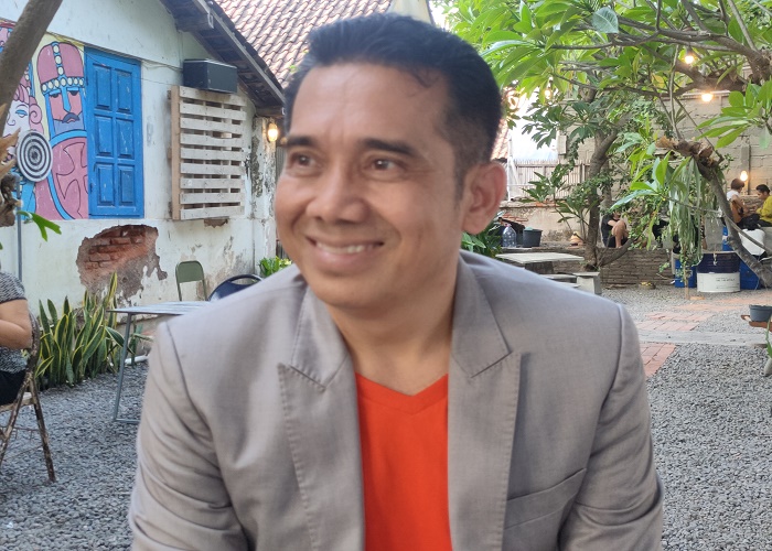 NYALEG : Kadek Puja Astawa, konten kreator yang maju menjadi calon anggota DPRD Buleleng lewat Partai Golkar.