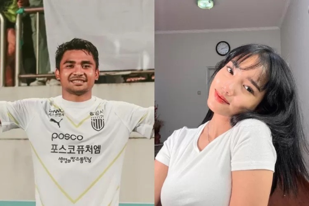 TEPERGOK: Fuji dan Asnawi Mangkualam tepergok makan malam bersama di sebuah mal usai menyaksikan pertandingan pertandingan Timnas.