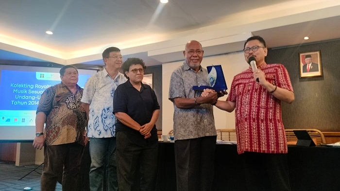 Lembaga Manajemen Kolektif Nasional (LMKN) mengadakan acara sosialisasi dan edukasi terkait royalti musik di Hotel Four Points by Sheraton Bali, Kuta, Senin (11/9)
