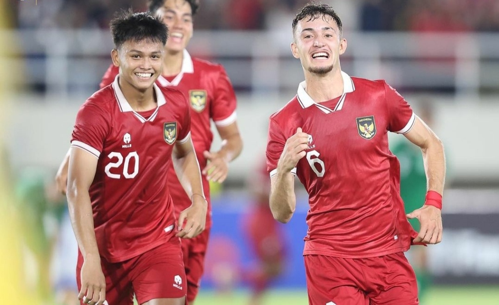 LOLOS : Timnas Indonesia U-23 memastikan diri lolos menuju Piala Asia 2024 setelah menjadi juara grup K, tekuk Turkmenistan U-23 di Stadion Manahan Solo, Selasa, 12 September 2023.