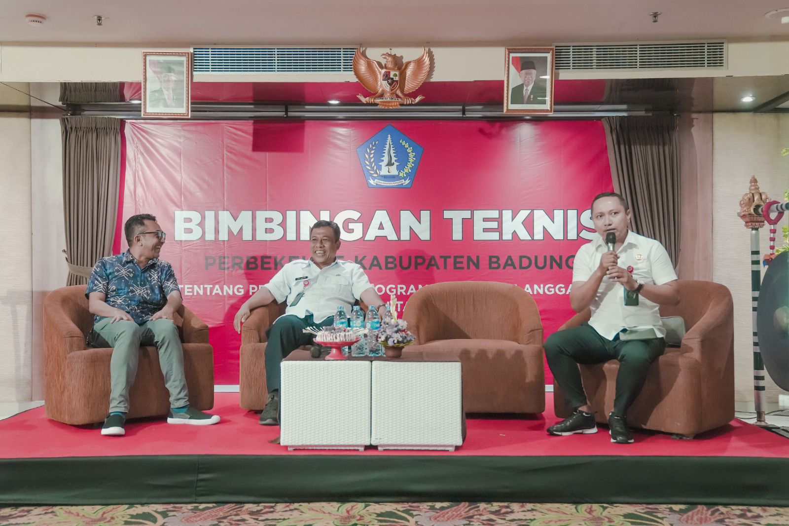 BIMTEK: Pelaksanaan Bimtek dan orientasi lapangan tahun anggaran 2023 Forum Perbekel Kabupaten Badung di Hotel Ramada, Kuta, Rabu (13/9).