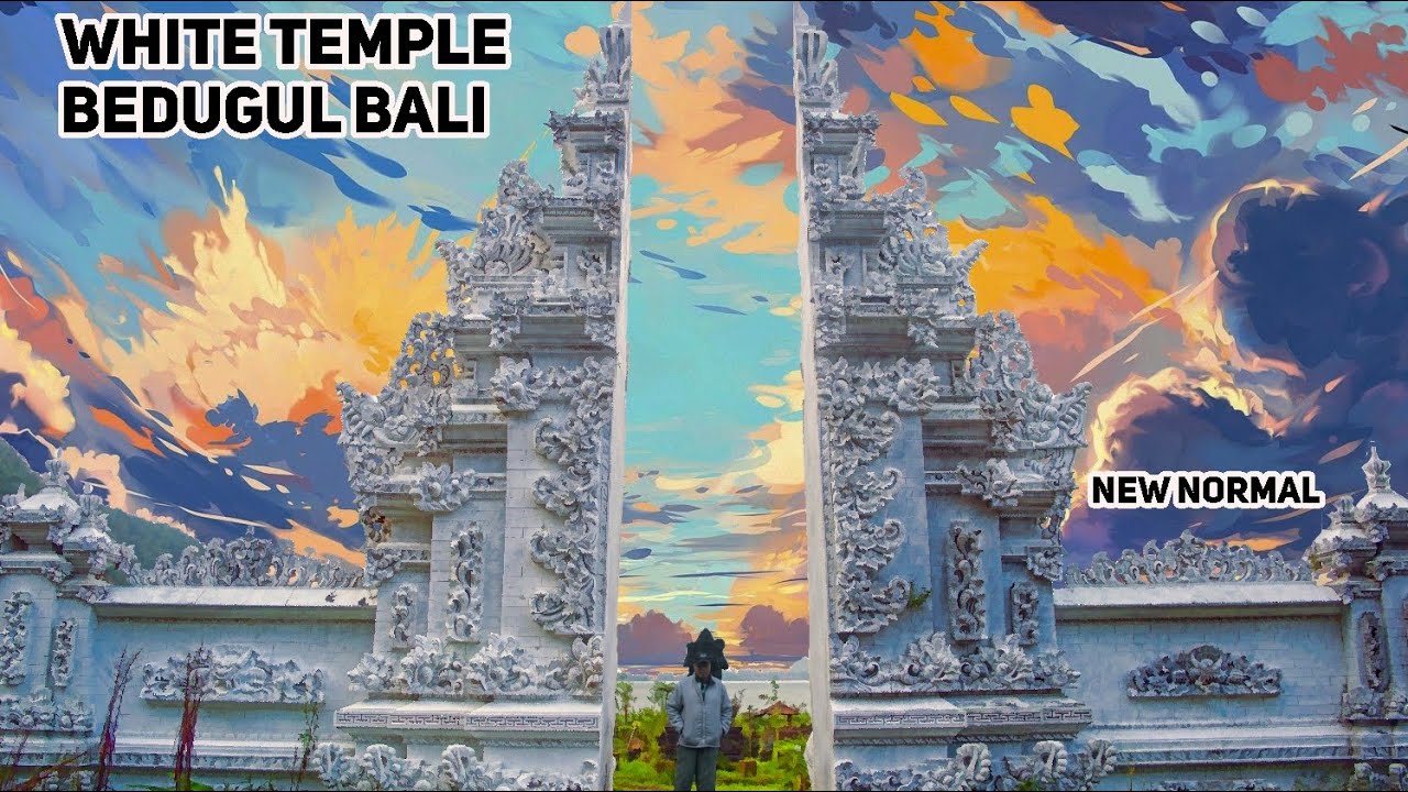 WHITE TEMPLE: Kemegahan White Temple, Bedugul Bali diidentikkan dengan luar negeri.