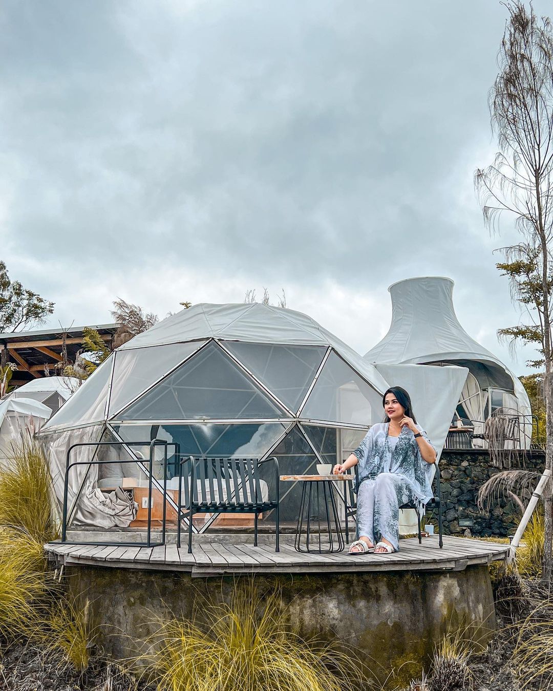 Black Lava Glamping berlokasi di Jl. Pendakian Gn. Batur, Batur Tengah, Kec. Kintamani, Kabupaten Bangli, Bali.