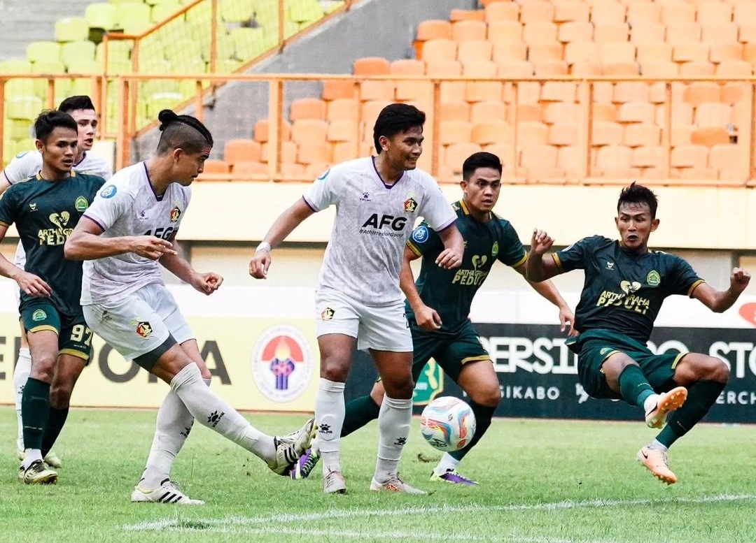 Partai Persikabo 1973 vs Persik Kediri berlangsung penuh drama.