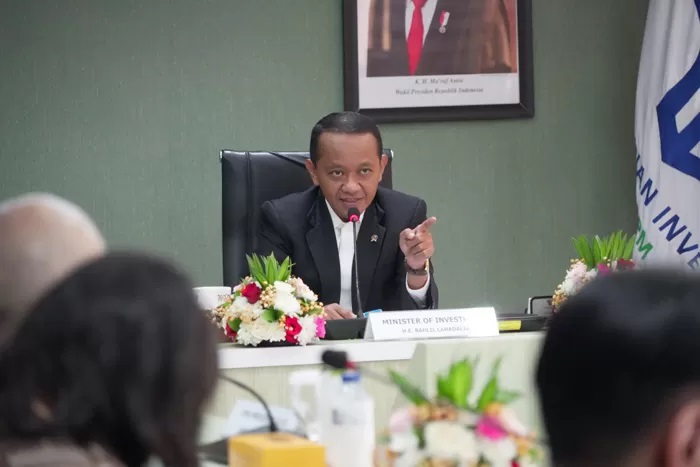 Menteri Investasi/Kepala Badan Koordinasi Penanaman Modal (BKPM) Bahlil Lahadalia. (Dok. BKPM)