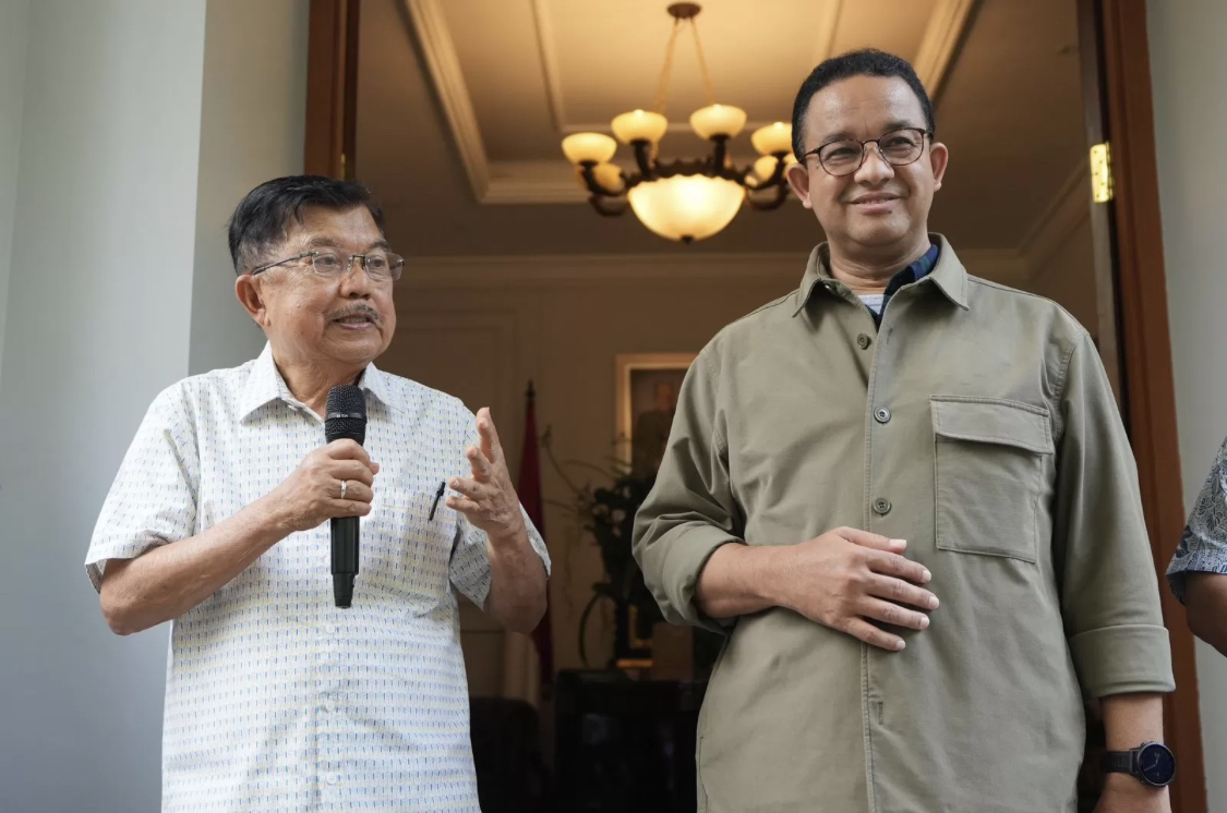 Bakal Capres dari Koalisi Perubahan Anies Baswedan saat menemui Jusuf Kalla (JK) membahas strategi Pilpres 2024.