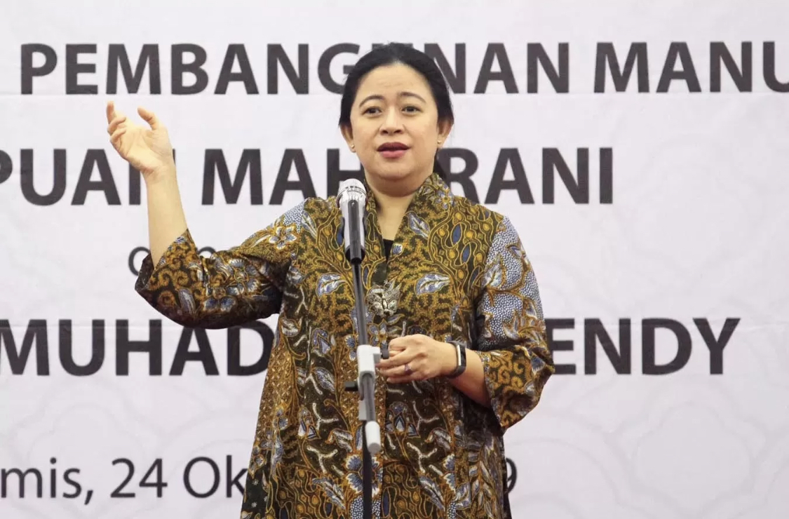 Ketua DPP PDIP Puan Maharani yang menanggapi rumor Megawati dan Jokowi Pecah Kongsi.