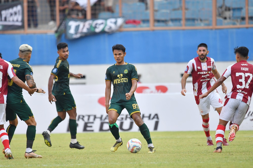 Pemain Persikabo 1973 Dinas Drajad mengalami cedera hamstring.