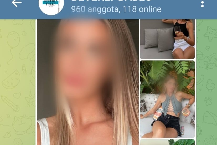 Beberapa model bule cantik di Bali yang diduga menawarkan jasa begituan dengan tarif bervariasi.