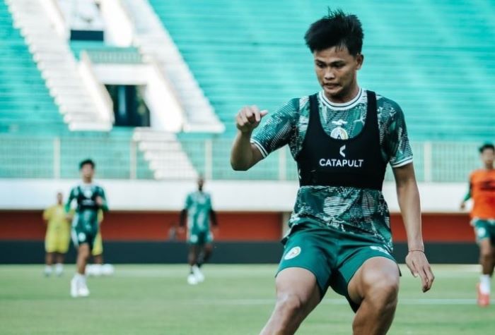 Pemain PSS Sleman Hokky Caraka telah bergabung dengan tim jelang menghadapi Persik Kediri sore ini.