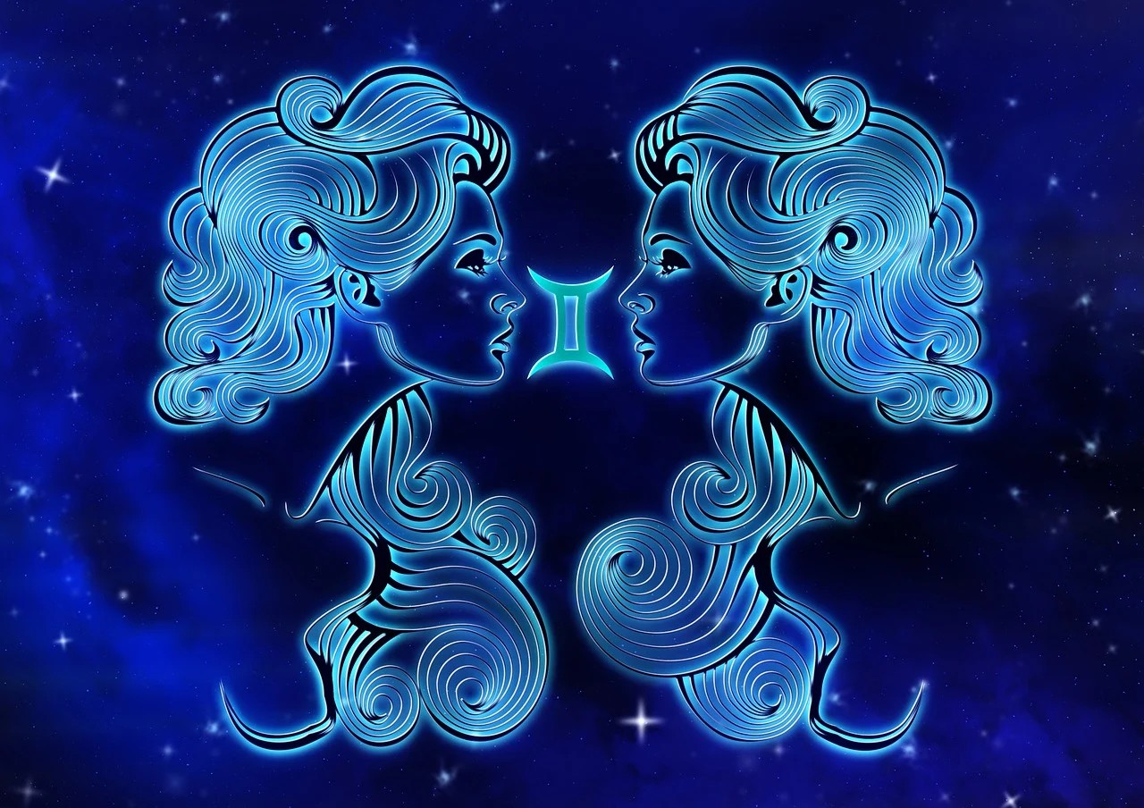 Ilustrasi ramalan zodiak gemini.