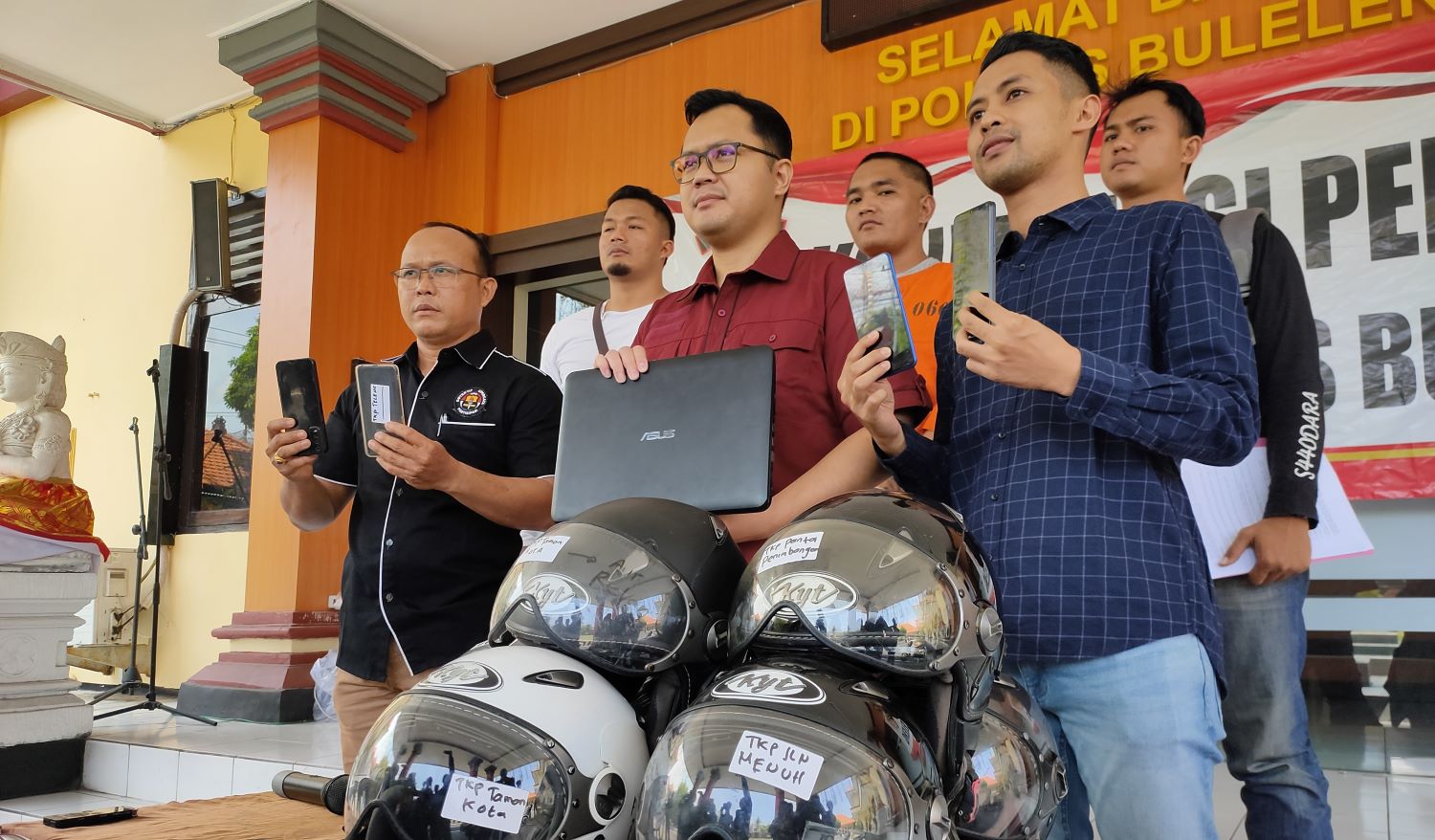 Polres Buleleng, Bali merilis kasus pencurian&nbsp;dengan tersangka seorang residivis Kamis 2 November 2023.