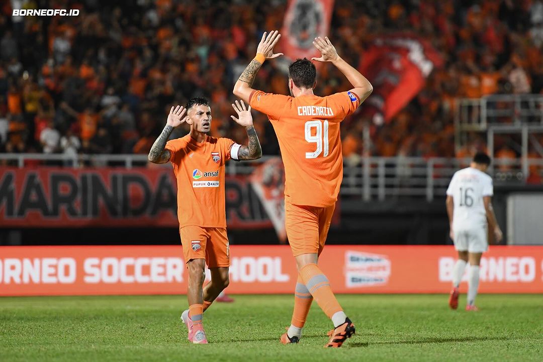 Striker Borneo FC, Stefano Lilipaly salah satu pemain yang mencetak hattrick dalam Liga 1 Indonesia musim 2023/2024