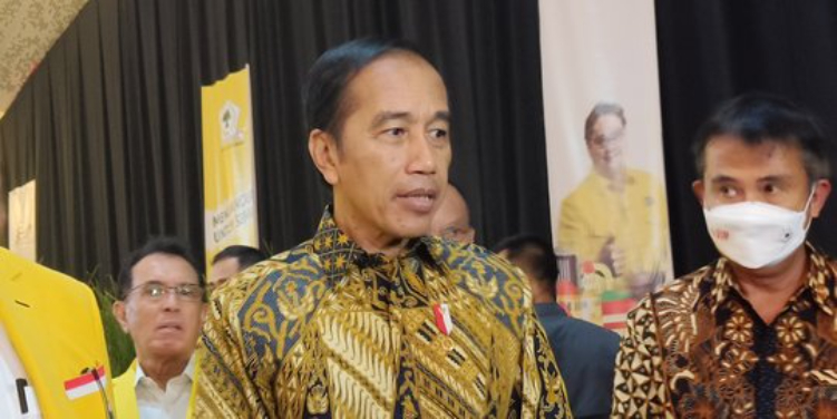 Presiden Joko Widodo menghadiri puncak perayaan HUT ke-59 Partai Golkar