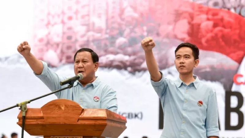 Elektabilitas pasangan Prabowo-Gibran alami peningkatan signifikan dibandingkan Ganjar-Mahfud.