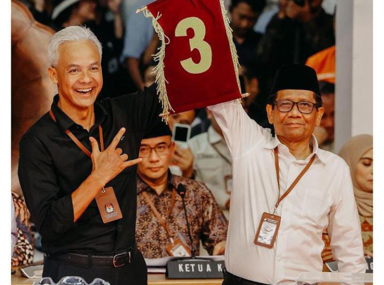 Pasangan capres cawapres Ganjar-Mahfud