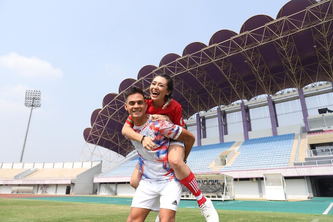 Christian Rontini bersama Amanda Gonzalez