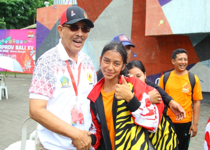 Kadek Adiasih, salah satu atlet panjat tebing andalan Buleleng.