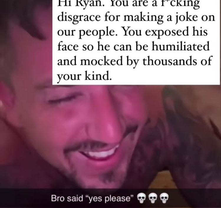 Foto: akun @itsryanpownall memposting video yang diduga merendahkan pegawai terapis di Bali