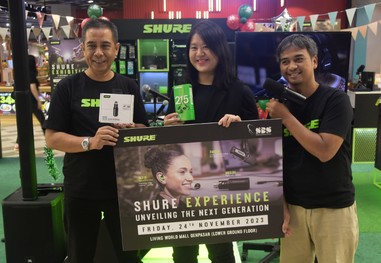 Shure kenalkan tiga produk terbaru