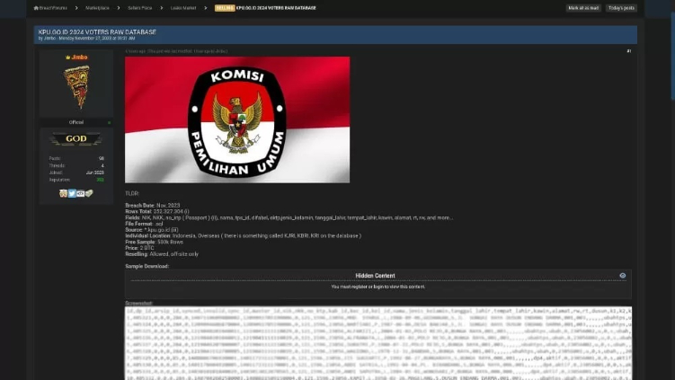 Hacker Kembali bobol data KPU