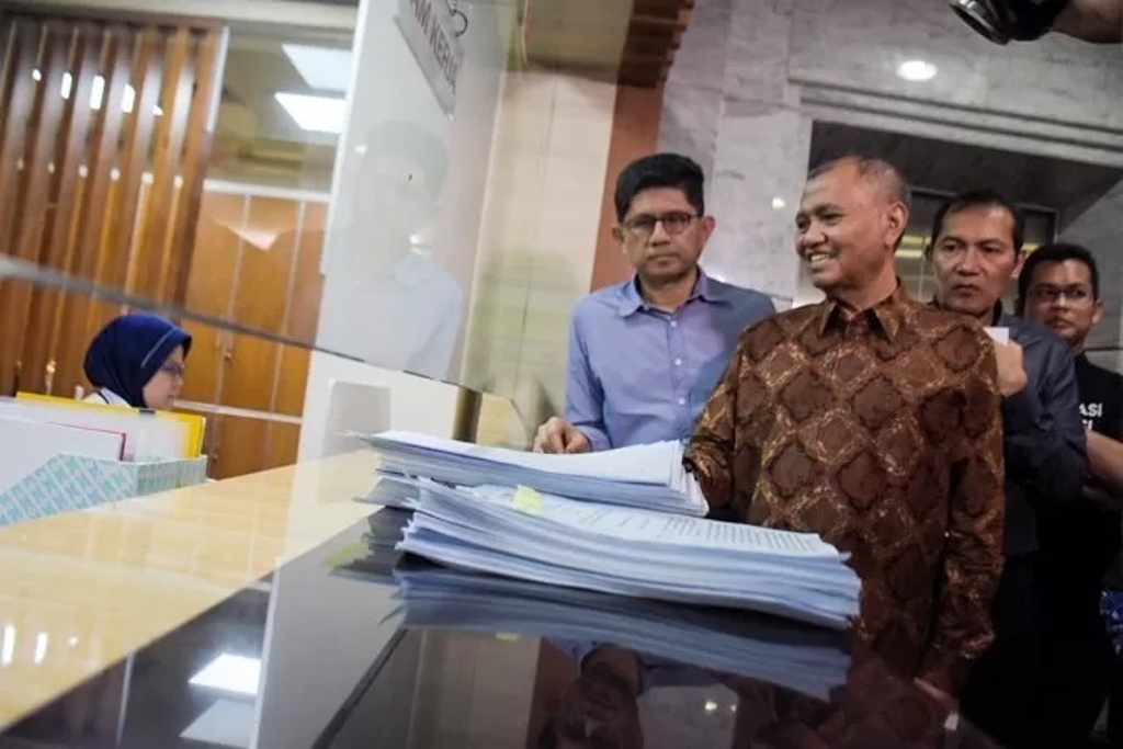 BUKA SUARA: Ketua KPK periode 2015-2019, Agus Rahardjo, buka suara terkait dugaan intervensi Presiden Joko Widodo atas kasus korupsi E-KTP.