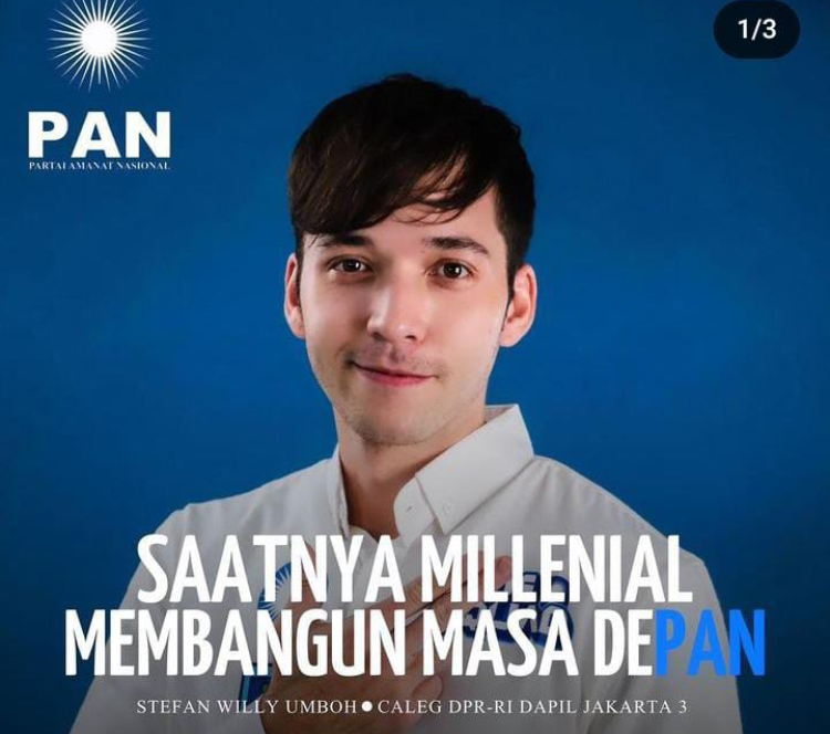 Stefan Wiliam minta doa dan dukungan nyaleg