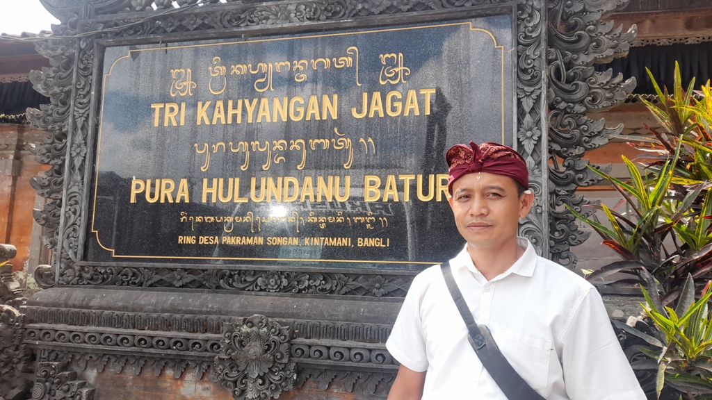 PENYULUH : Penyuluh Agama Hindu, I Made Marjana menyebut, ada lima tempat yang wajib dihaturkan banten saiban sesuai kitab Manawa Dharmasastra.