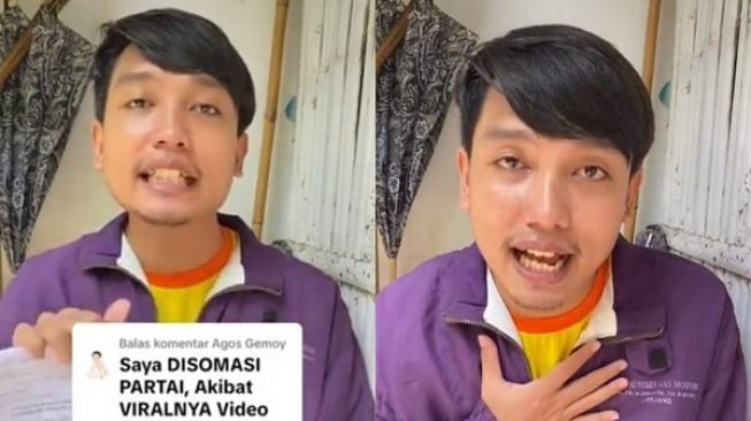Agos Gemoy protes rumahnya ditempeli stiker caleg