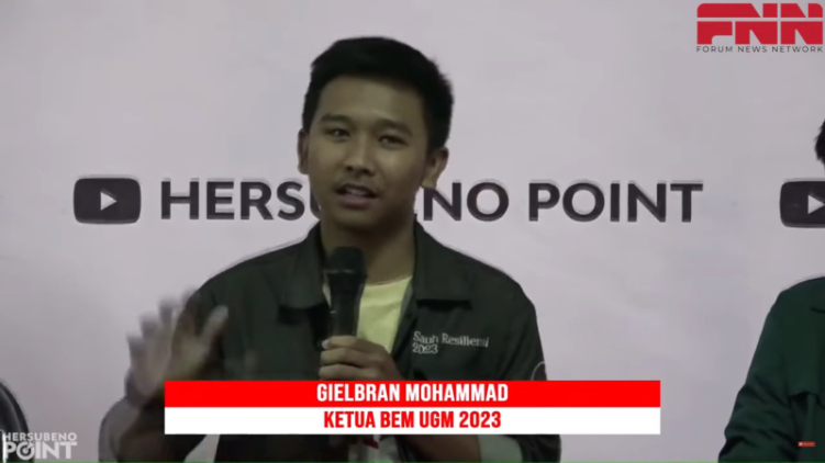 Ketua BEM UGM Gielbran Muhammad sebut Jokowi layaknya Raja Jawa