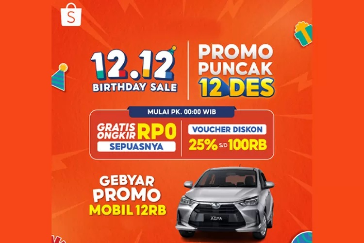 Puncak promo 12.12 Birthday Sale