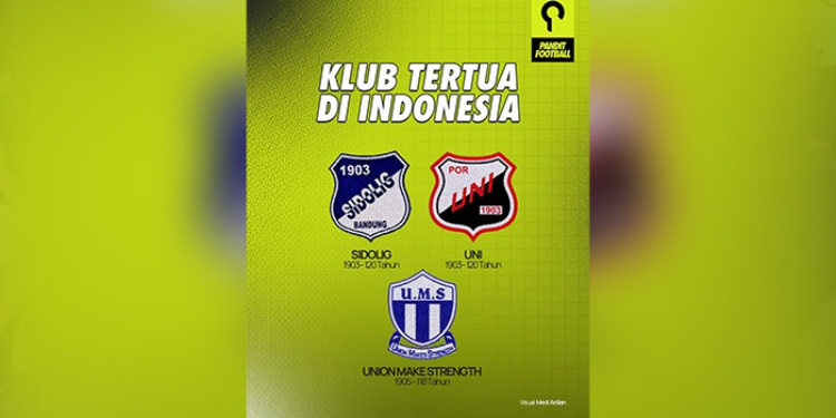 Tiga klub yang disebut menjadi klub tertua di Indonesia.