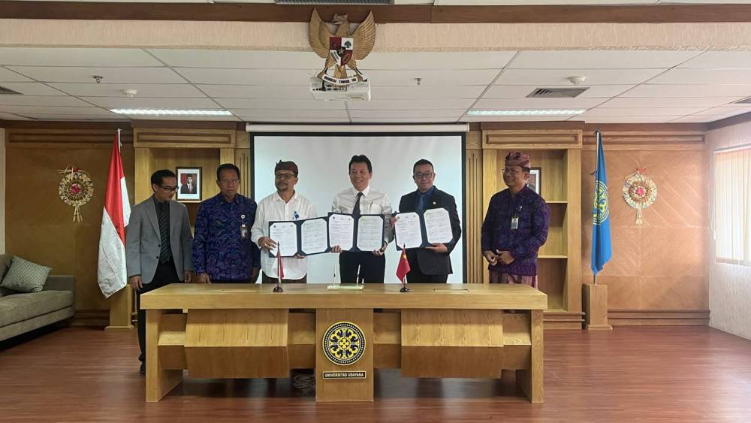 Unud Jalin Kerjasama dengan HMECC-CAEDA dan Tianjin University
