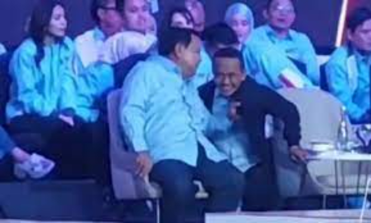 Beredar potongan video Prabowo Tarik kerah baju Bahlil