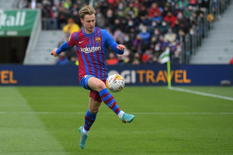Gelandang Barcelona asal Belanda Frenkie De Jong.