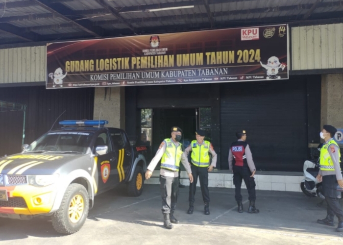 gudang logistik KPU Tabanan