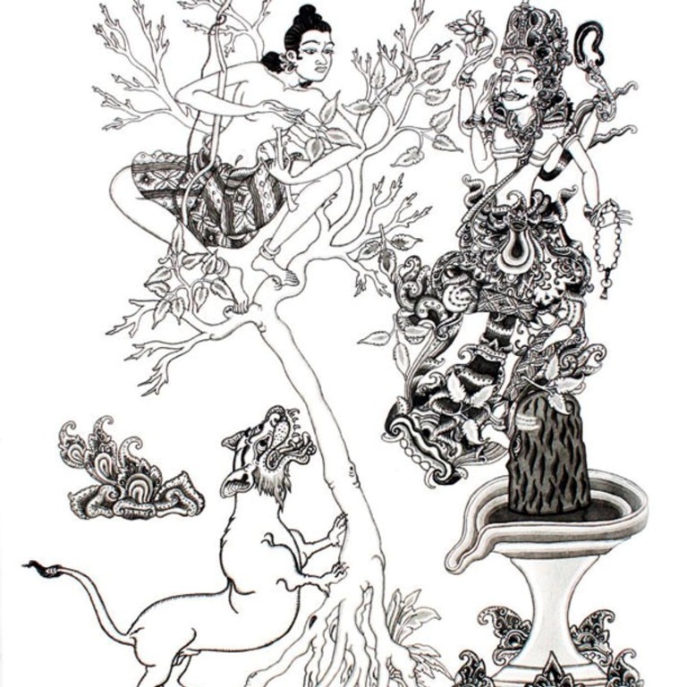 SANG LUBDAKA : Penyuluh Agama Hindu, Ida Bagus Putu Wiadnyana Manuaba memaparkan tahapan melakukan brata saat haru suci Siwaratri dalam kisah Sang Lubdaka.