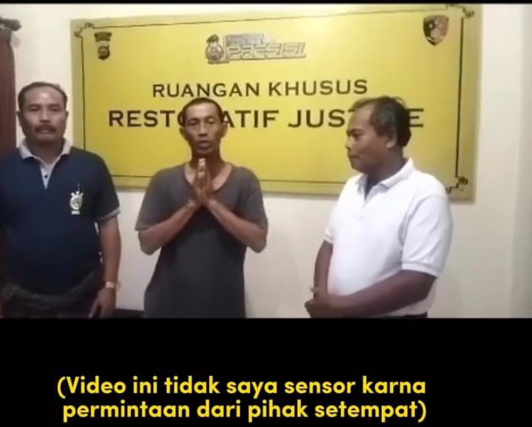 Oknum pelaku pemalakan wisatawan di Tibumana waterfall minta maaf