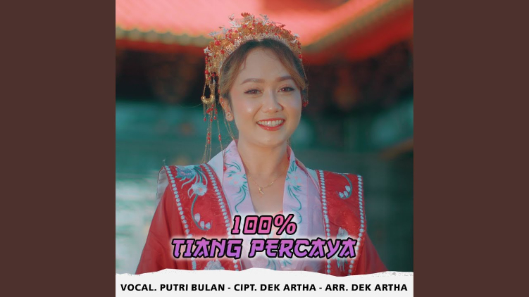 Penyanyi Bali Putri Bulan Rilis Lagu Terbaru &lsquo;100% Tiang Percaya&rsquo;