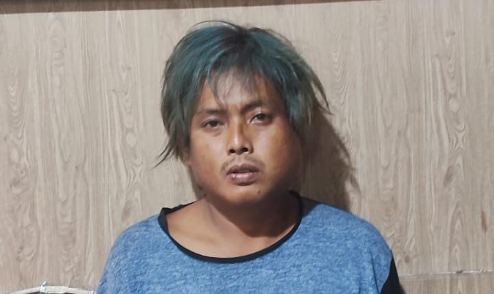 Pelaku pencurian sepeda motor di Bali Moh Fausi diringkus warga saat kecelakaan setelah mencuri motor, Rabu, 17 Januari 2024.