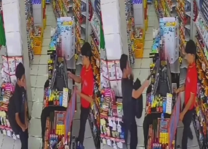 Seorang pelajar berinisial MR , 16, merampok minimarket di daerah Cianjur. (Instagram)