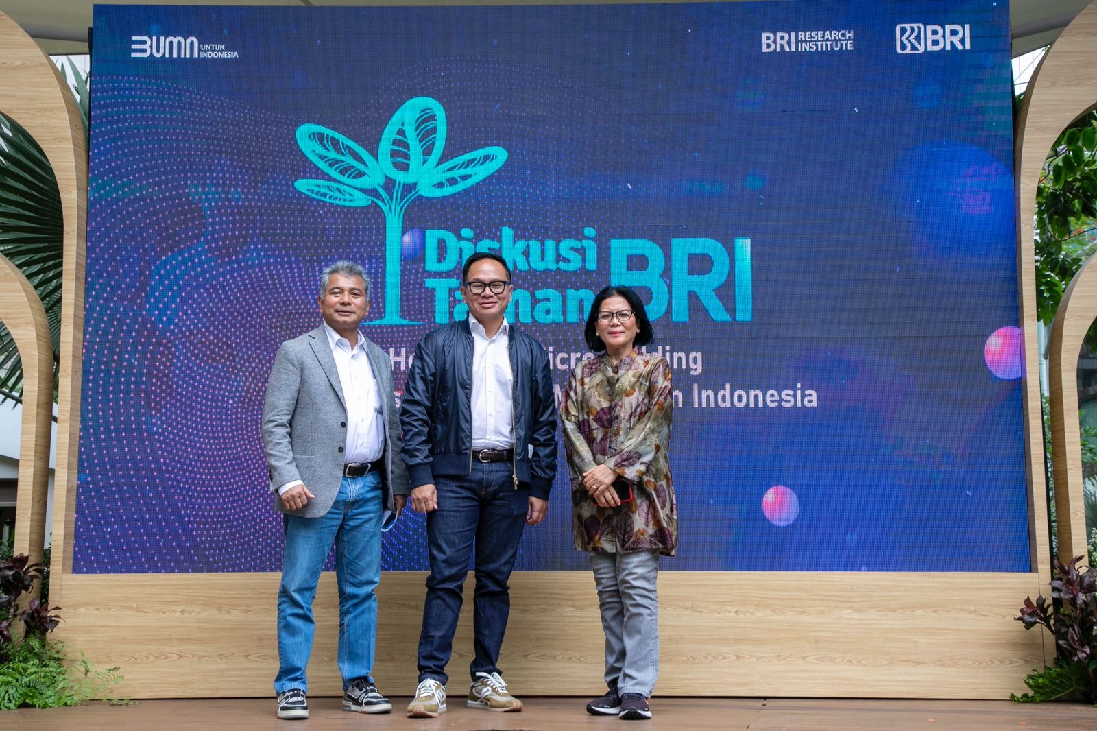 DISKUSI: Diskusi Taman yang digelar BRI Research Institute pada 12 Januari 2023 dengan tema &ldquo;How Ultra Micro Holding Connects Finance to Millions in Indonesia&rdquo;.