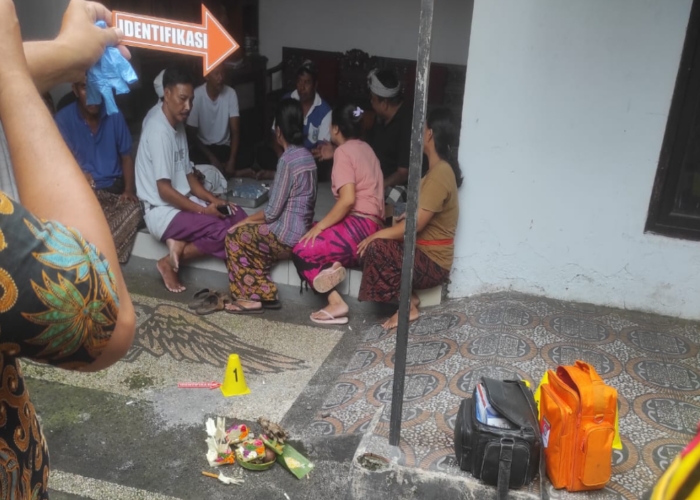 NAAS : Suasana di TKP usai peristiwa naas yang menimpa Ni Kadek Nirta Ningsih, 47.