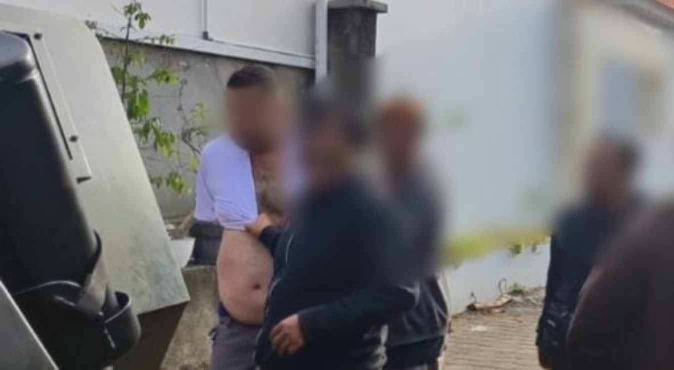 DIRINGKUS: Pelaku penembakan diringkus oleh tim gabungan Polda Bali dan Bareskrim di sebuah perumahan kawasan Ungasan, Kuta Selatan.