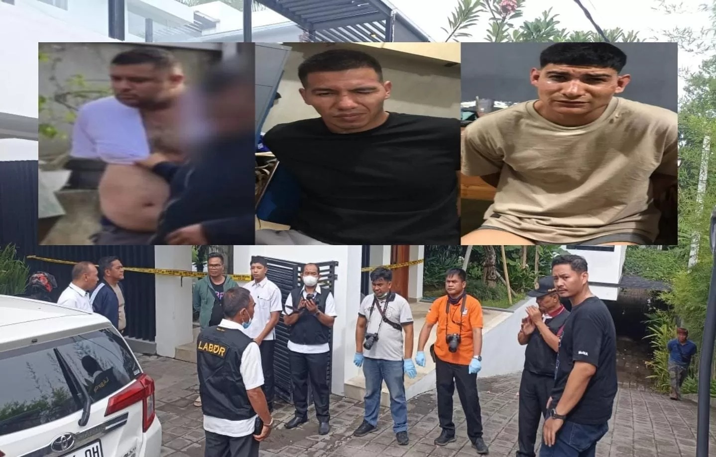GENG MEXICO: Motif tiga WNA Geng Mexico, pelaku penembakan turis Turki dibeberkan di Mapolres Badung.