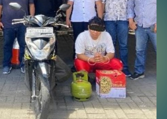 DIRINGKUS: Mohammad Erzaf Faisal diringkus oleh Direktorat Reserse Kriminal Umum (Ditreskrimum) Polda Bali usai nekat mencuri.
