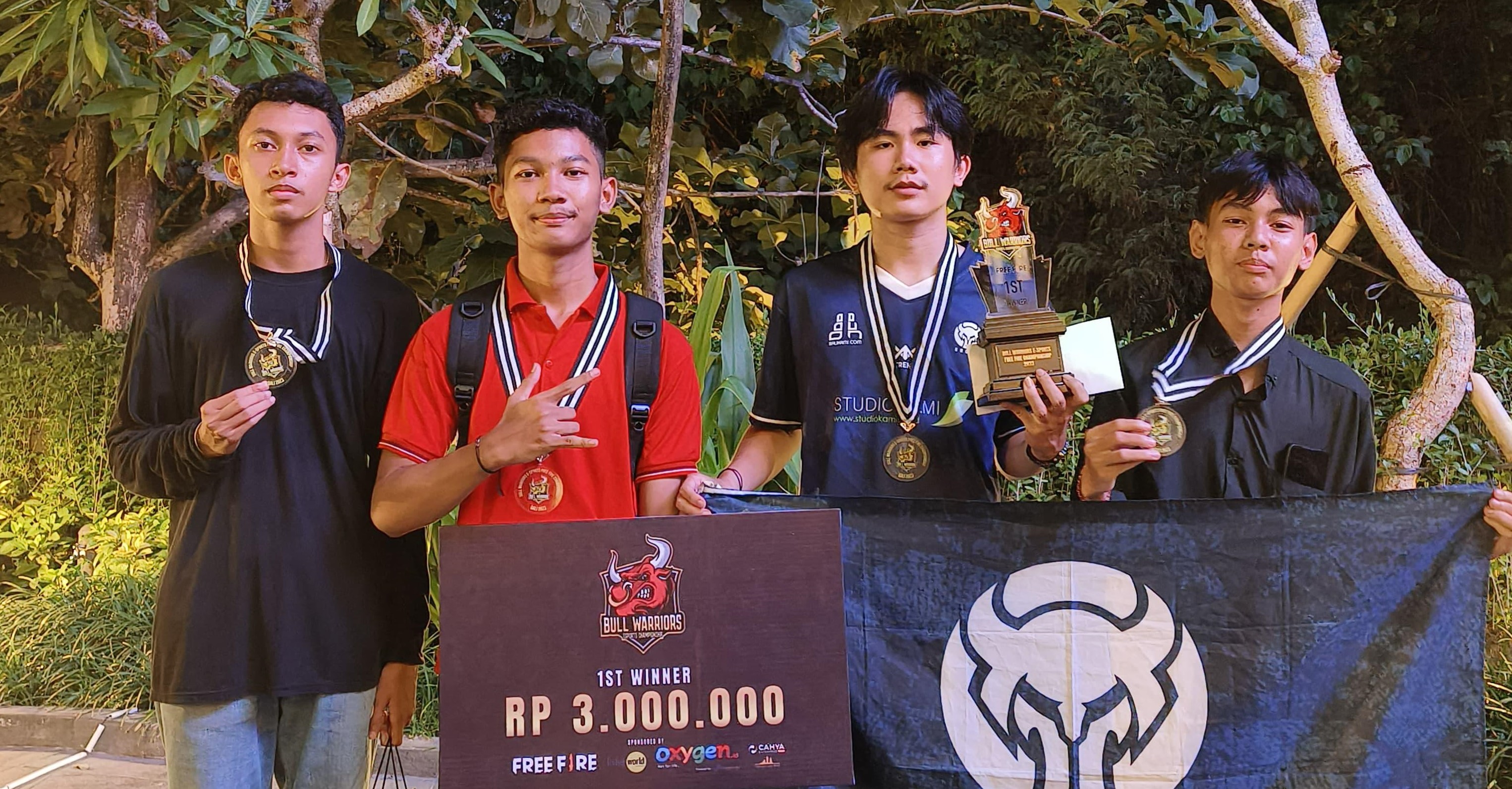 Team Vagos Esports yang akan berlaga di ajang Free Fire World Series Indonesia 2024.