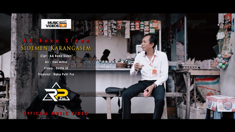 Penyanyi Bali AA Raka Sidan Rilis lagu Sidemen Karangasem