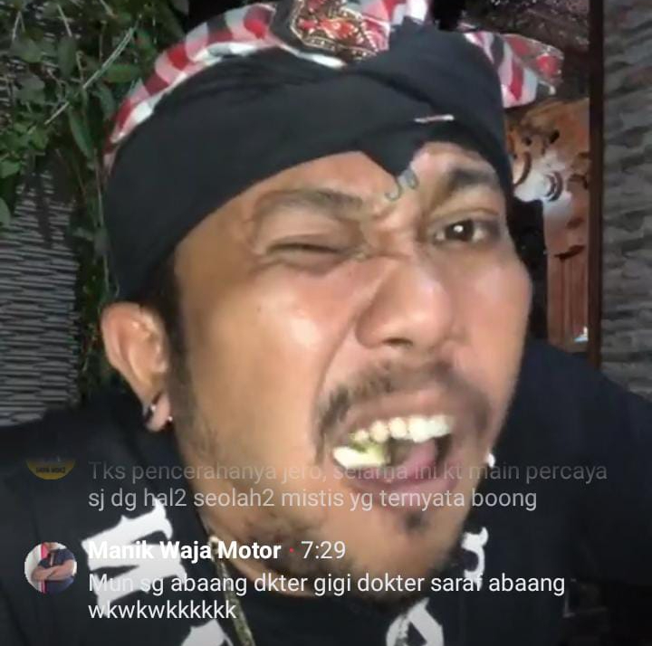 Jro Jepang tantang Jro Wahyu Makpak batu